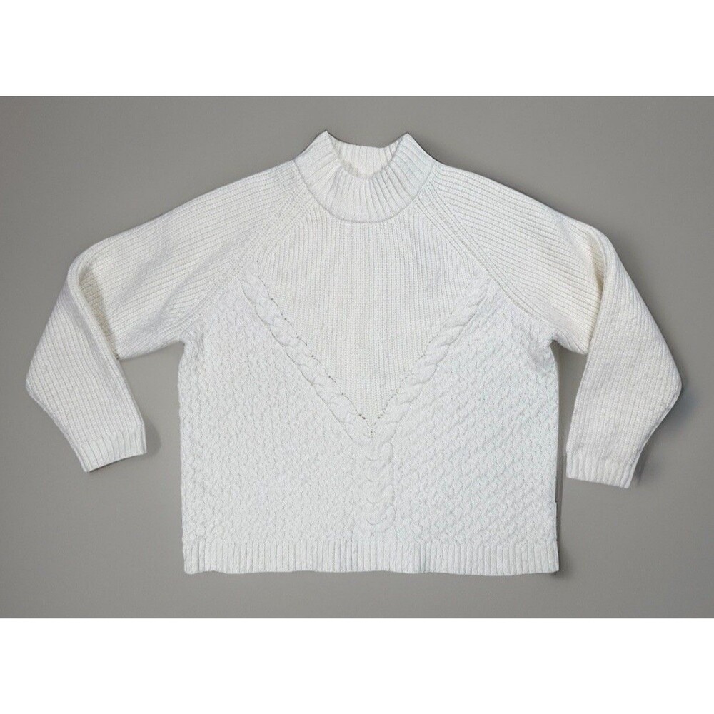 Passenger Fisherman Cable Knit Pullover Sweater Women’s M Recycled Polyester